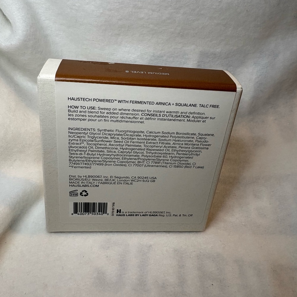 Haus Labs by Lady Gaga Power Sculpt Velvet Bronzer - Medium Level 8 - Picture 4 of 5